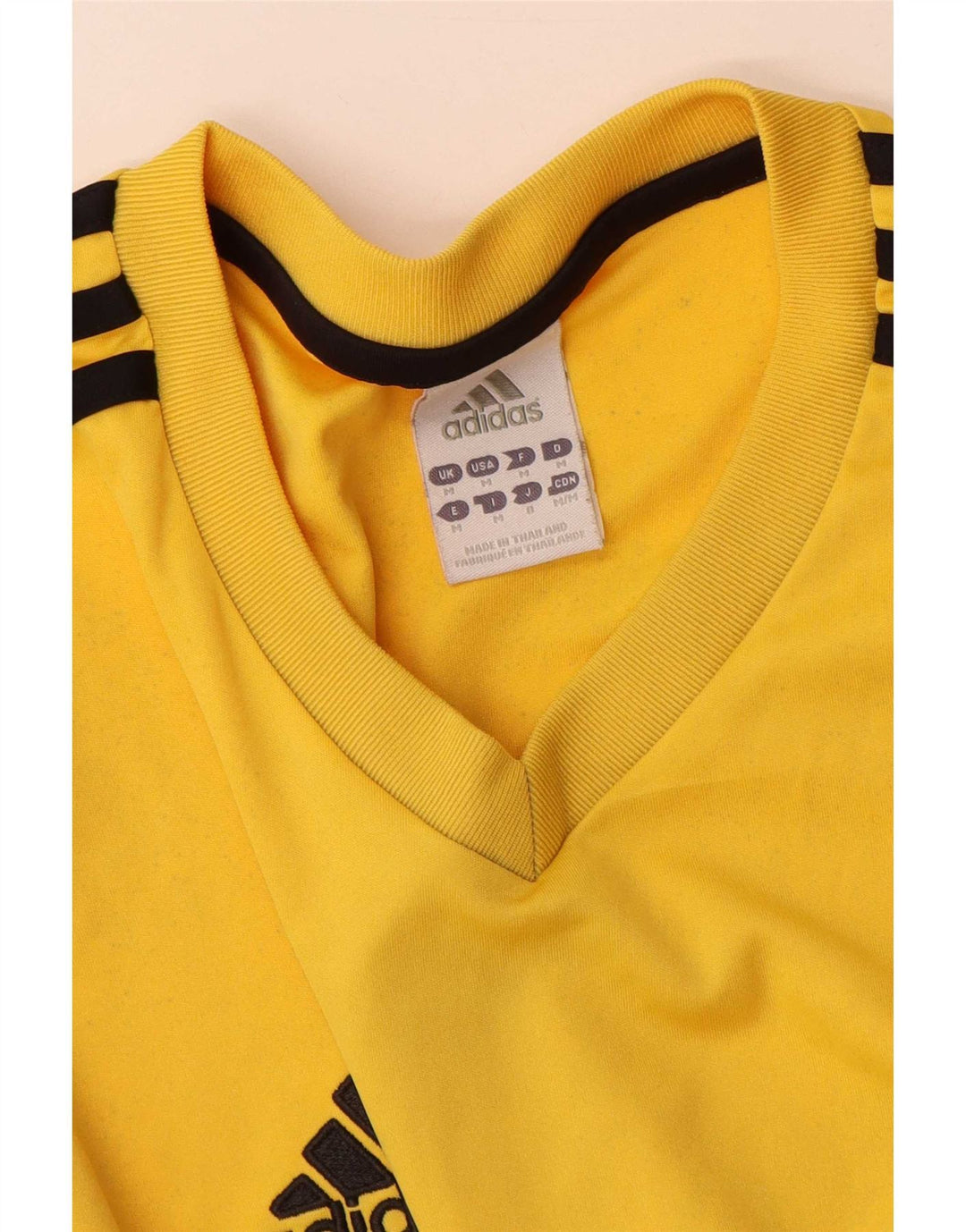 T-shirt Adidas Climalite da uomo Top color giallo medio