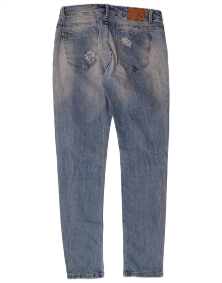 ZARA Womens Trafaluc Slim Jeans EU 40 Medium W30 L30 Blue Cotton