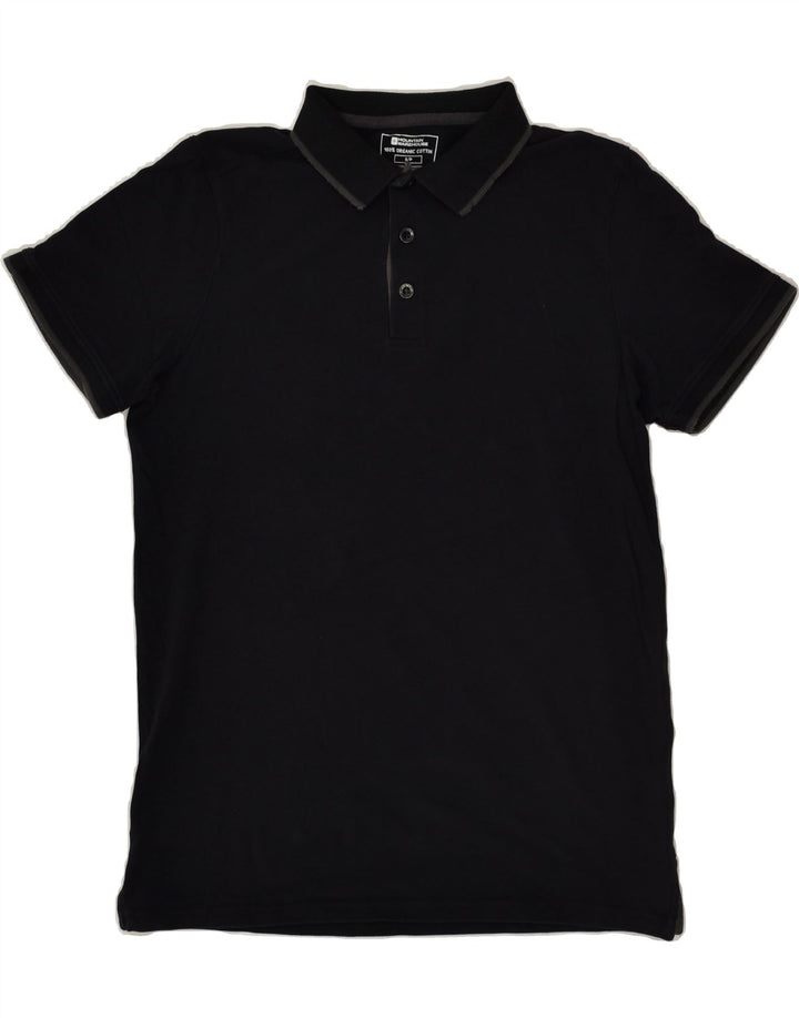 MOUNTAIN WAREHOUSE Polo da uomo piccola in cotone nero