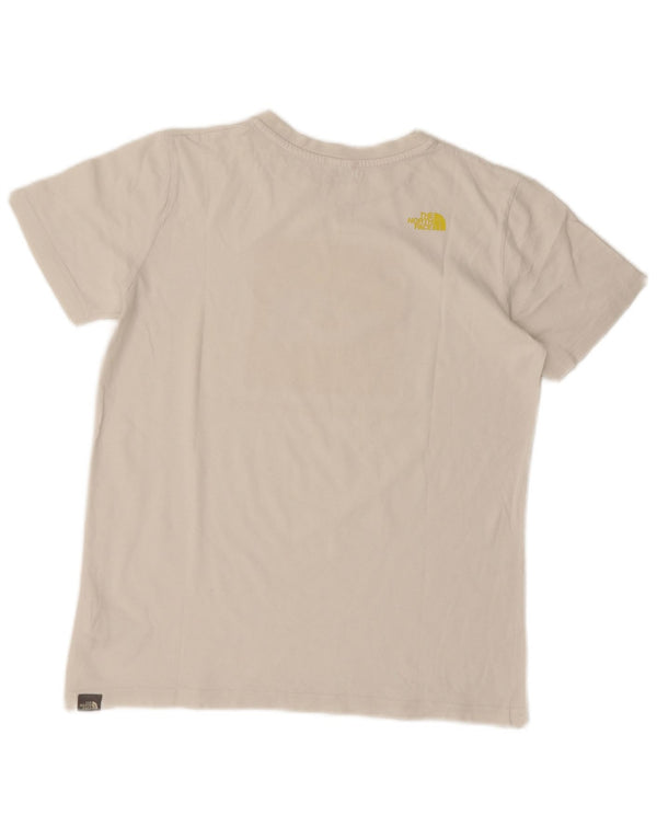 The North Face Boys Graphic T-Shirt Top 13-14 Years XL White Cotton
