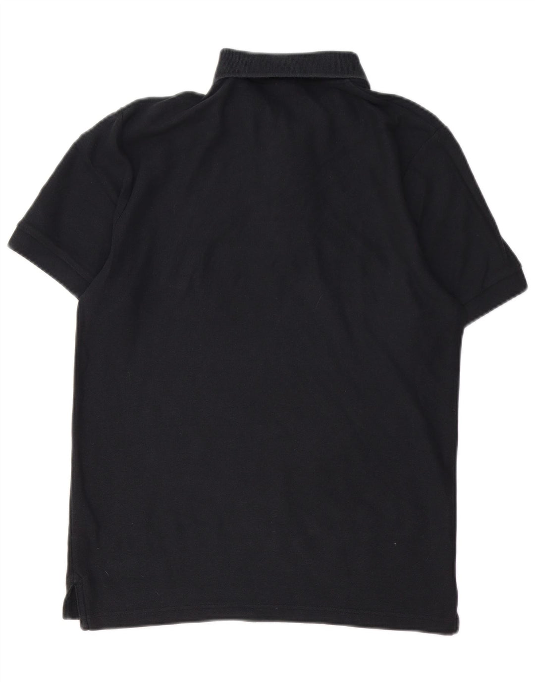 Polo grafica da uomo Nike piccola in cotone nero