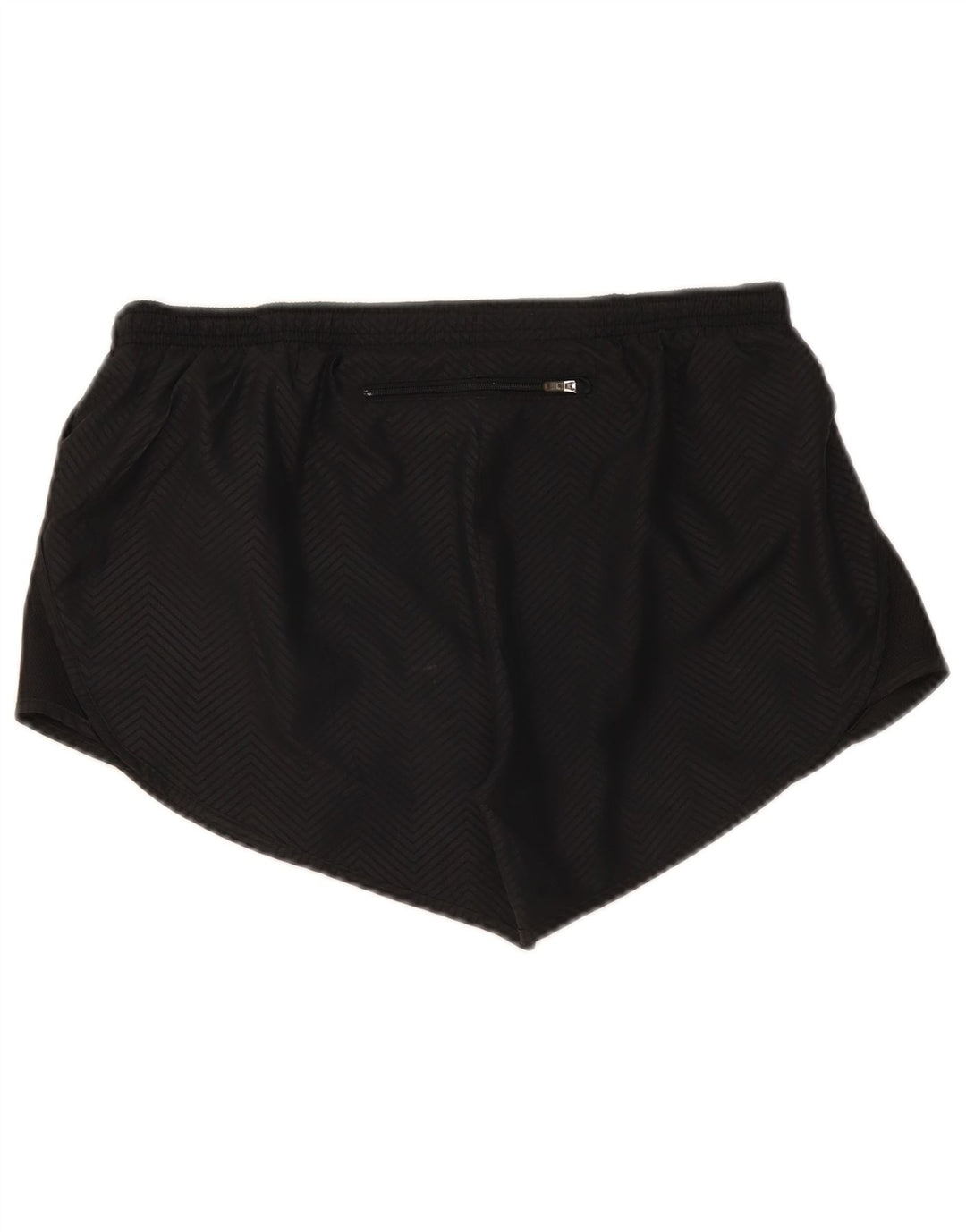 Pantaloncini sportivi Nike Dri Fit da donna UK 14 Medium Black Chevron Poliestere