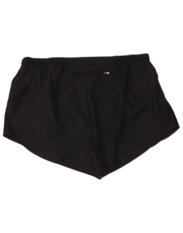 Pantaloncini sportivi Nike Dri Fit da donna UK 14 Medium Black Chevron Poliestere