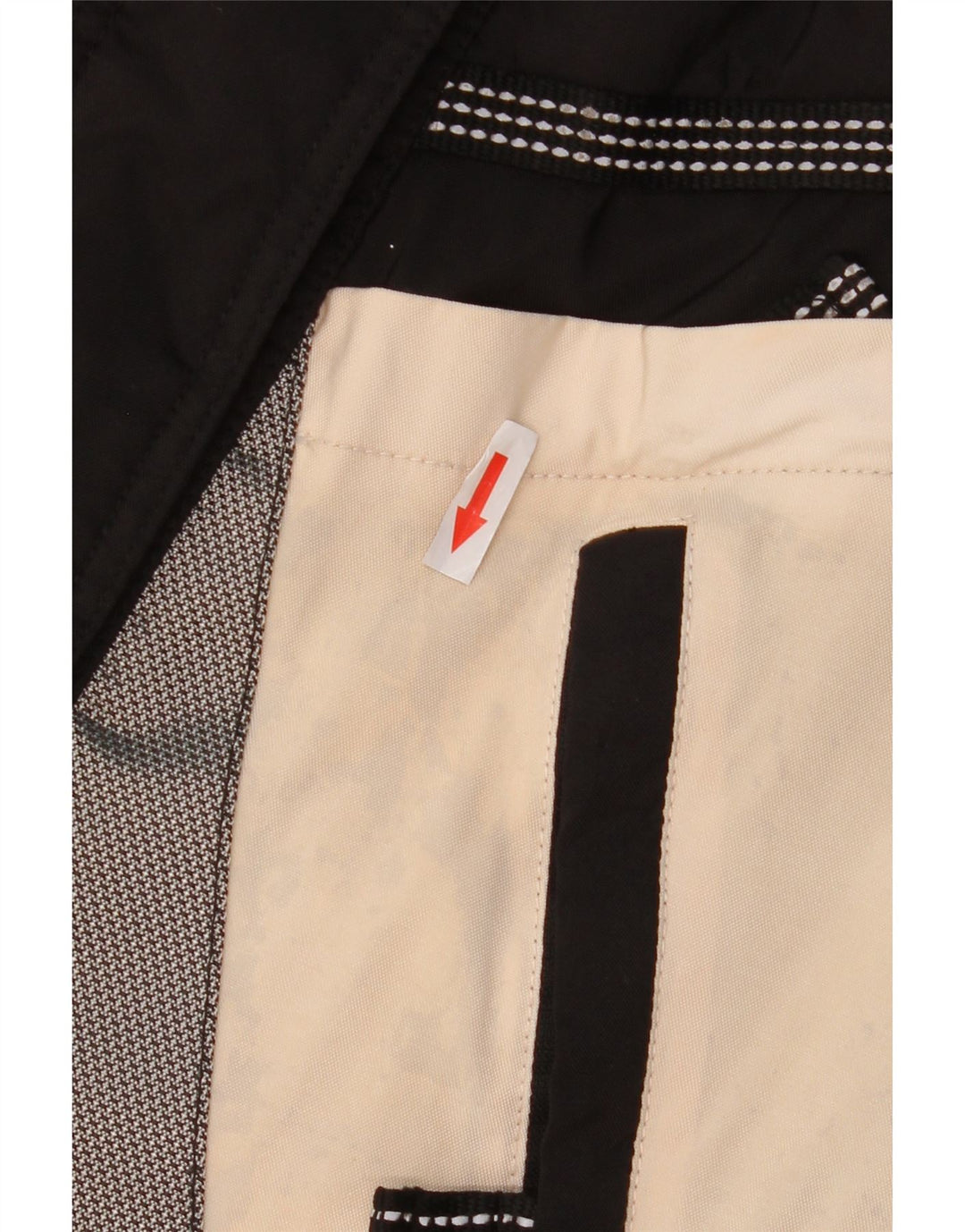 Giacca da sci sportiva da uomo con vestibilità ampia con cappuccio IT 46 Small White Colourblock