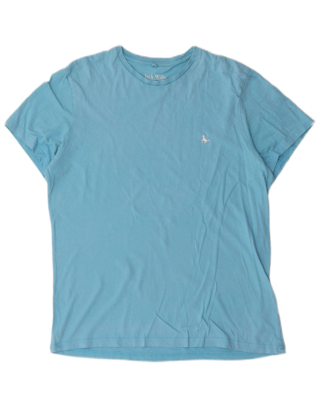 T-shirt da uomo dalla vestibilità classica Jack Wills Top in cotone blu medio