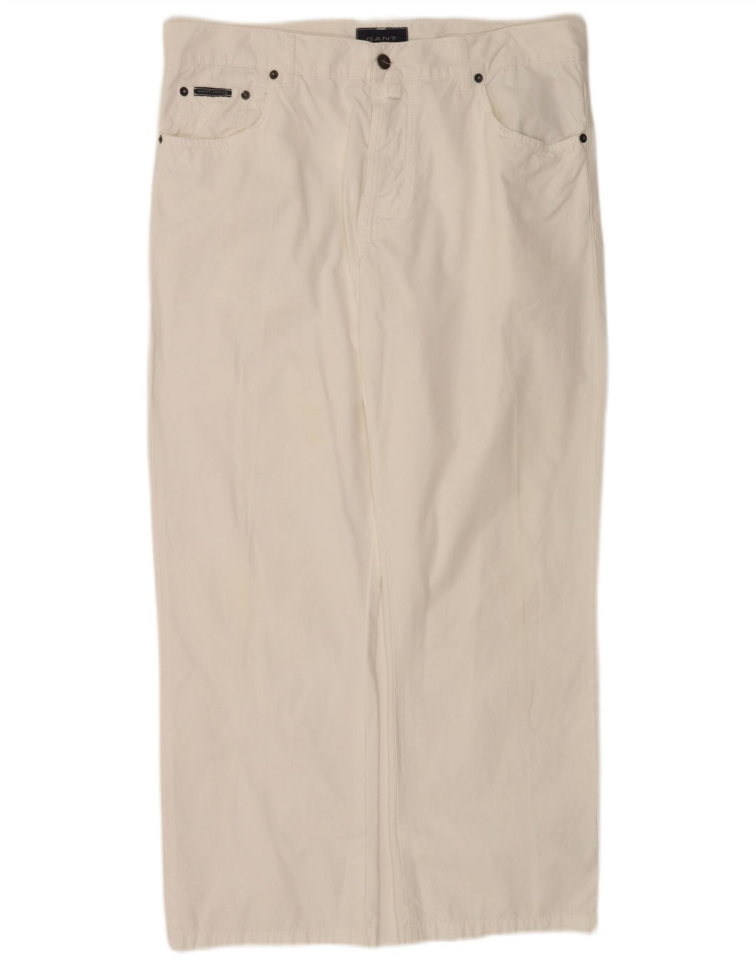 Jeans larghi da uomo Gant W36 L28 cotone bianco
