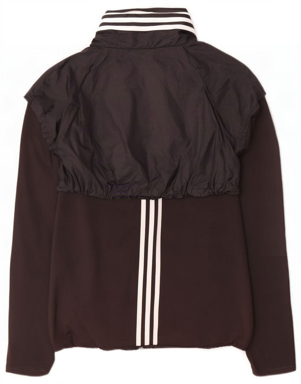 Giacca da tuta da donna Adidas Clima Proof UK 12/14 media nera
