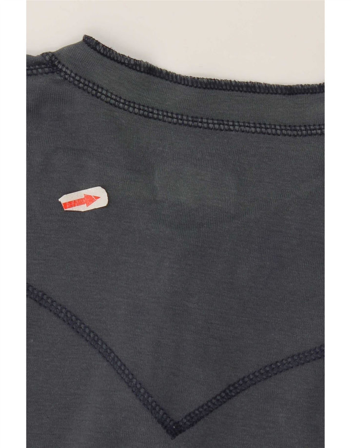 Levi's Top da uomo a maniche lunghe in cotone blu navy medio