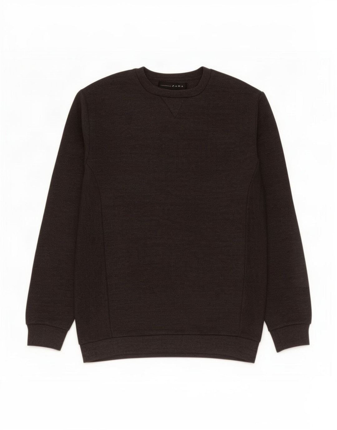 Zara Uomo Felpa Maglione Piccolo Grigio Poliestere