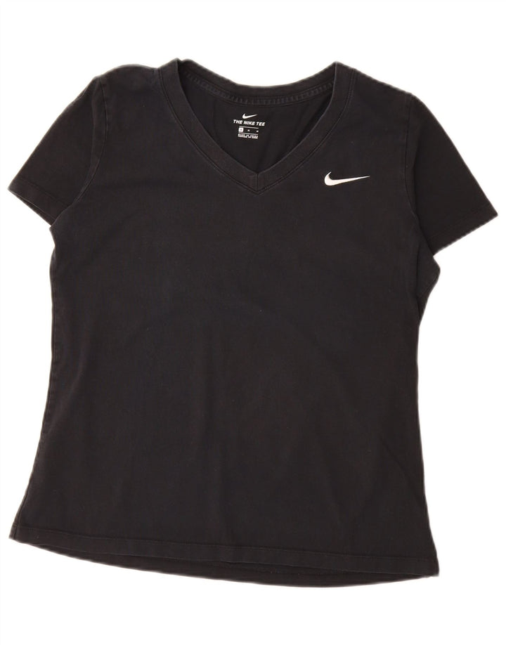 T-shirt da donna Nike Top UK 14 cotone medio nero