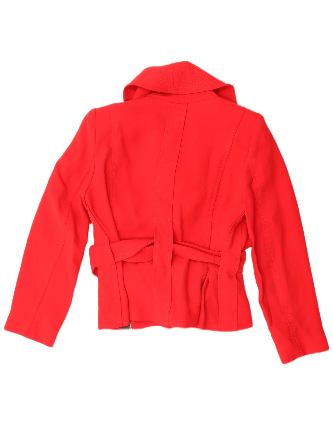 Soprabito corto da donna Zara UK 18 XL Rayon rosso