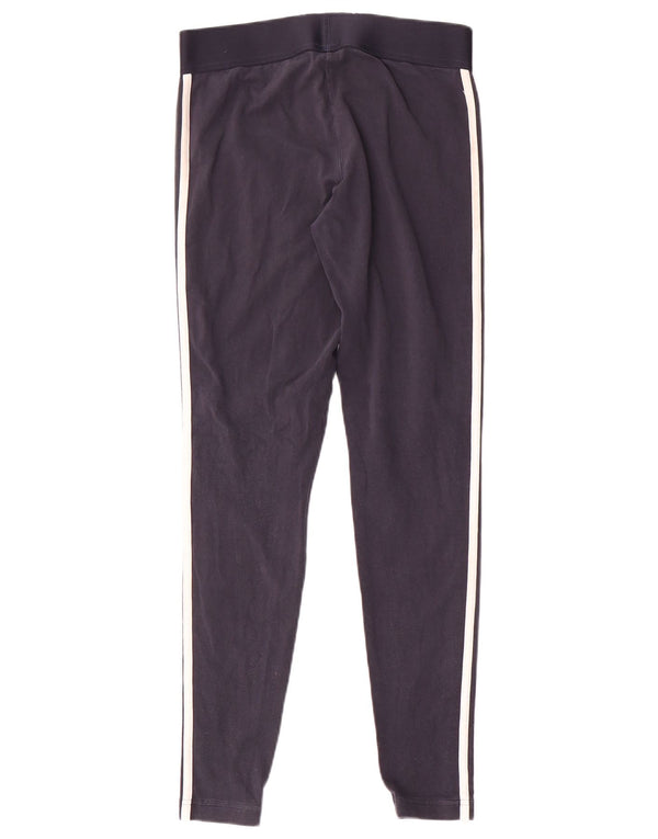 Leggings Adidas da donna UK 12/14 cotone blu navy medio