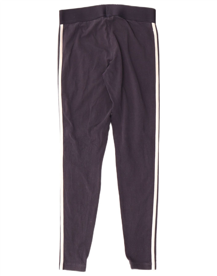 Leggings Adidas da donna UK 12/14 cotone blu navy medio