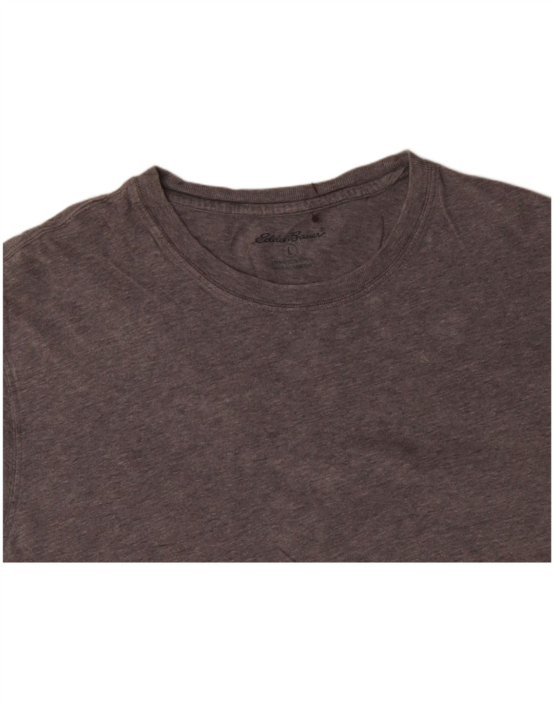 T-shirt da uomo EDDIE BAUER grande in cotone grigio