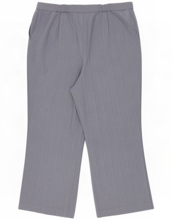 Marks & Spencer Pantaloni corti da donna UK 18 XL W38 L25 Blu a righe