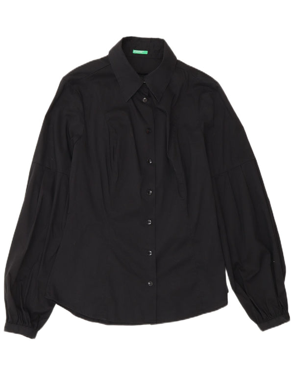 Camicia da donna Benetton UK 12 media nera