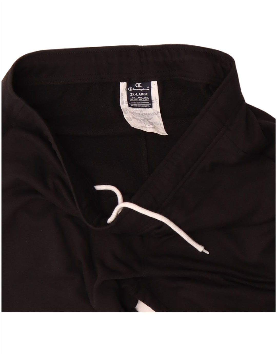 Pantaloni da tuta da uomo Champion Joggers 2XL Cotone nero