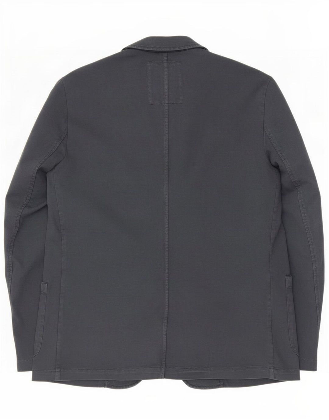 Giacca Blazer da Uomo a 2 Bottoni Trussardi EU 52 XL Blu Navy Cotone