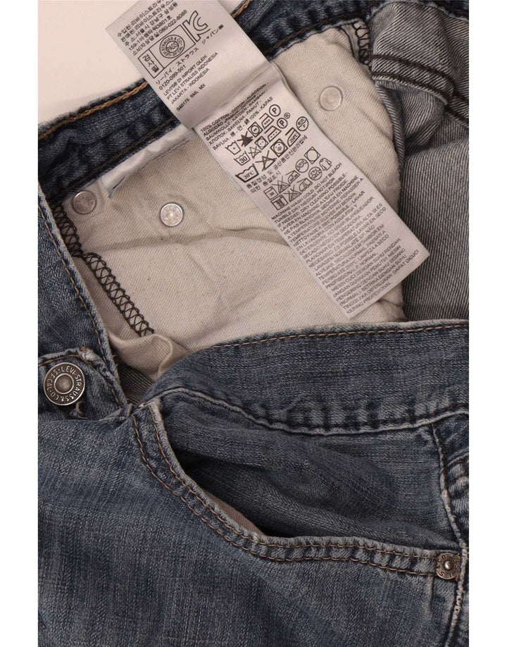 Jeans dritti da donna Levi's W36 L34 cotone blu