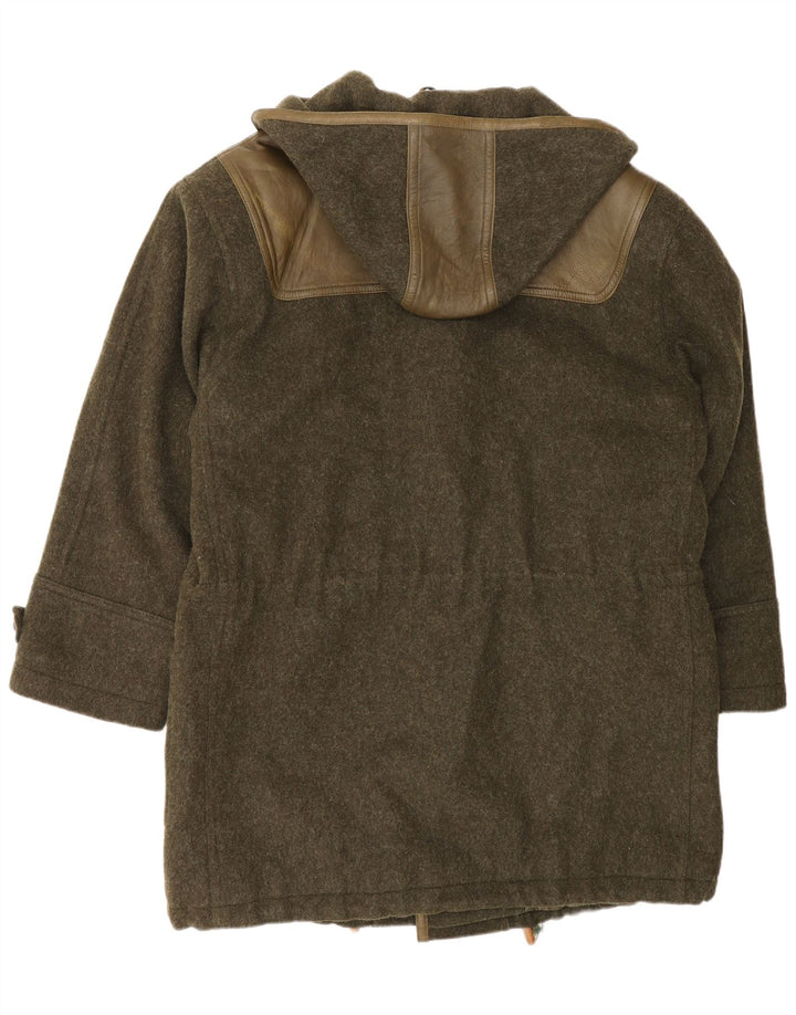 Montgomery con cappuccio da uomo Lodenfrey EU 50 Large Green Wool