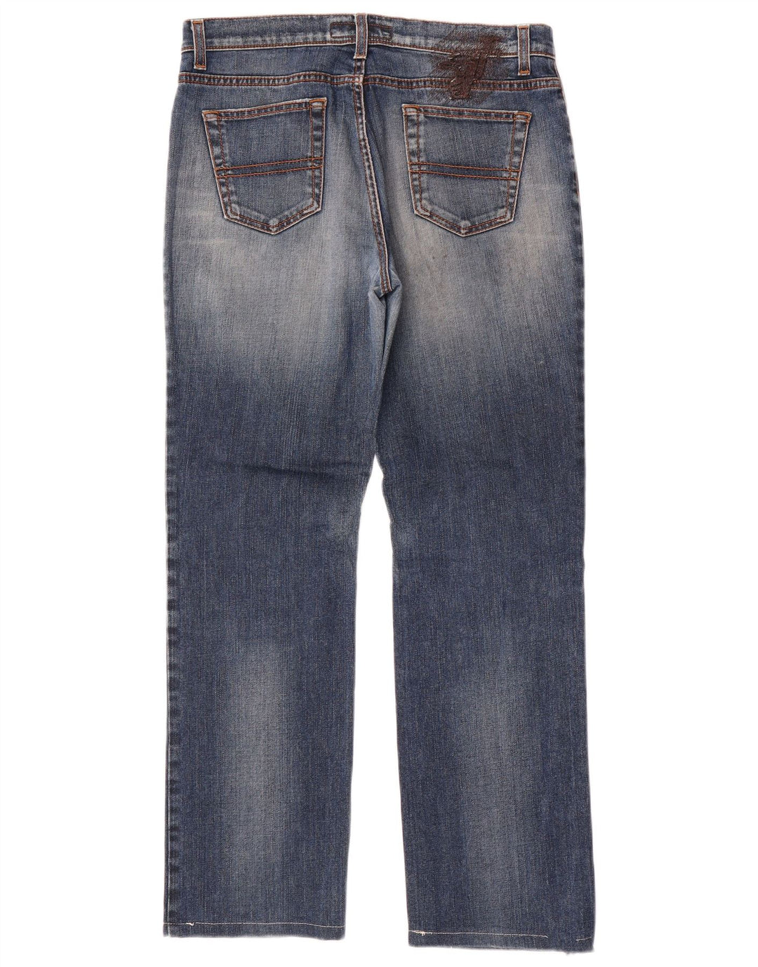 Jeans Dritti Donna Trussardi W29 L29 Cotone Blu