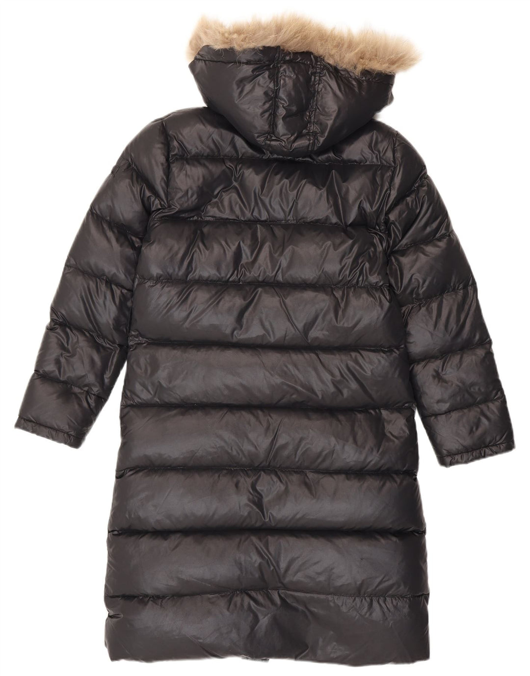 Cappotto imbottito con cappuccio da donna Ellesse UK 14 nylon nero medio