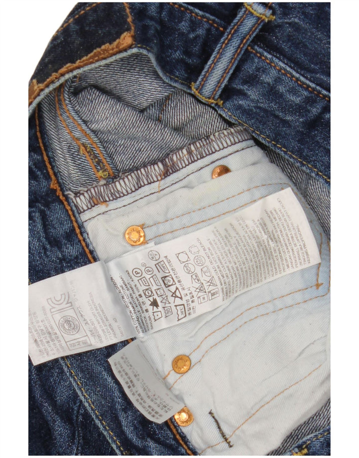 Jeans dritti da uomo Levi's W28 L32 in cotone blu navy