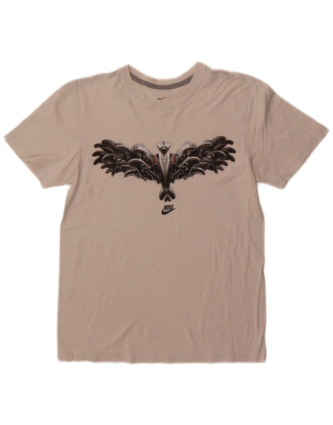 T-shirt grafica da uomo NIKE Top piccola bianca