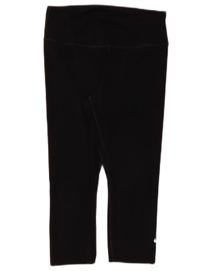 Leggings Nike Dri Fit Capri da donna UK 12 medio nero