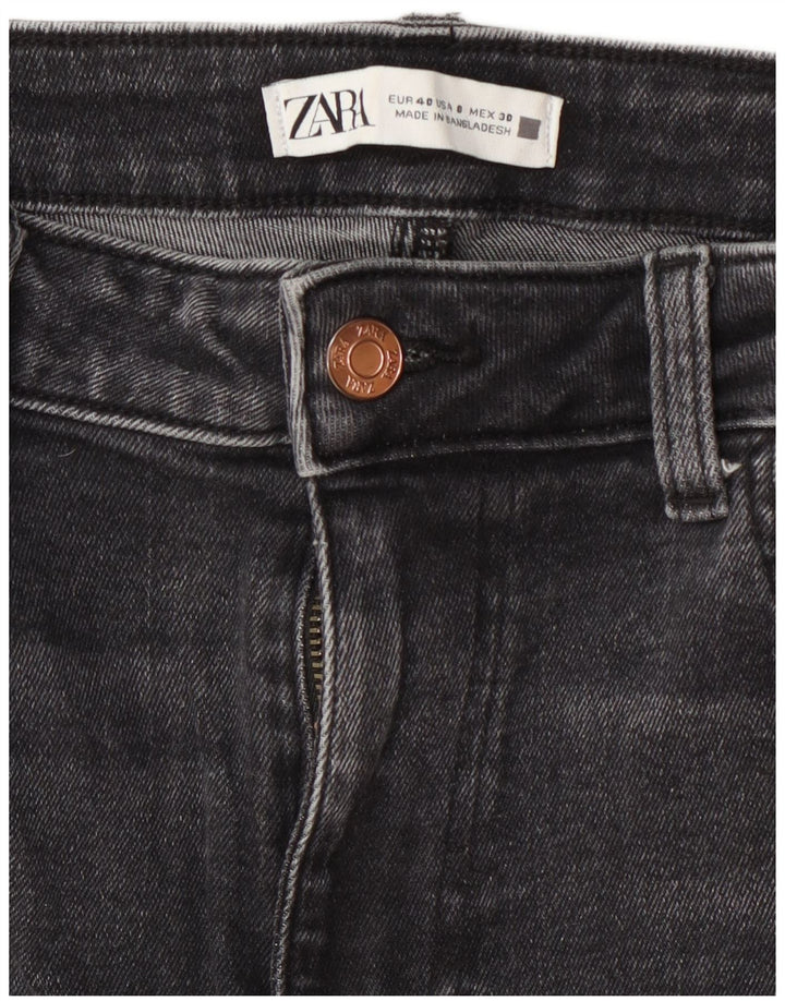 Jeans corti da donna Zara EU 40 medi W30 L26 Grigio