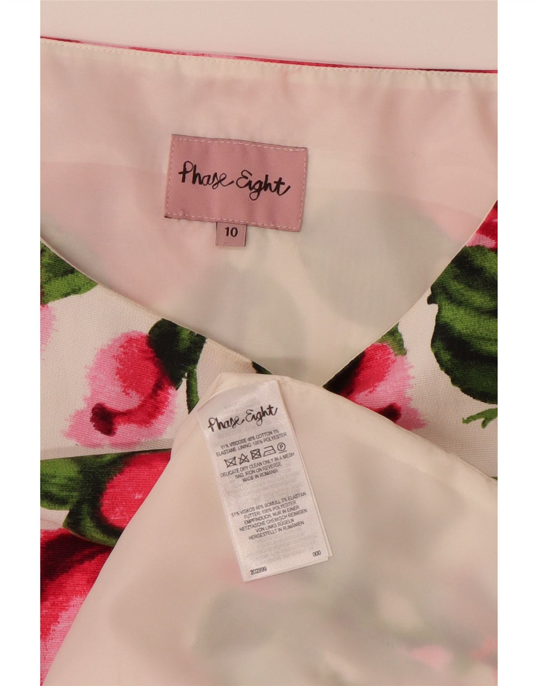 Abito a trapezio da donna PHASE EIGHT UK 10 Piccolo floreale multicolore