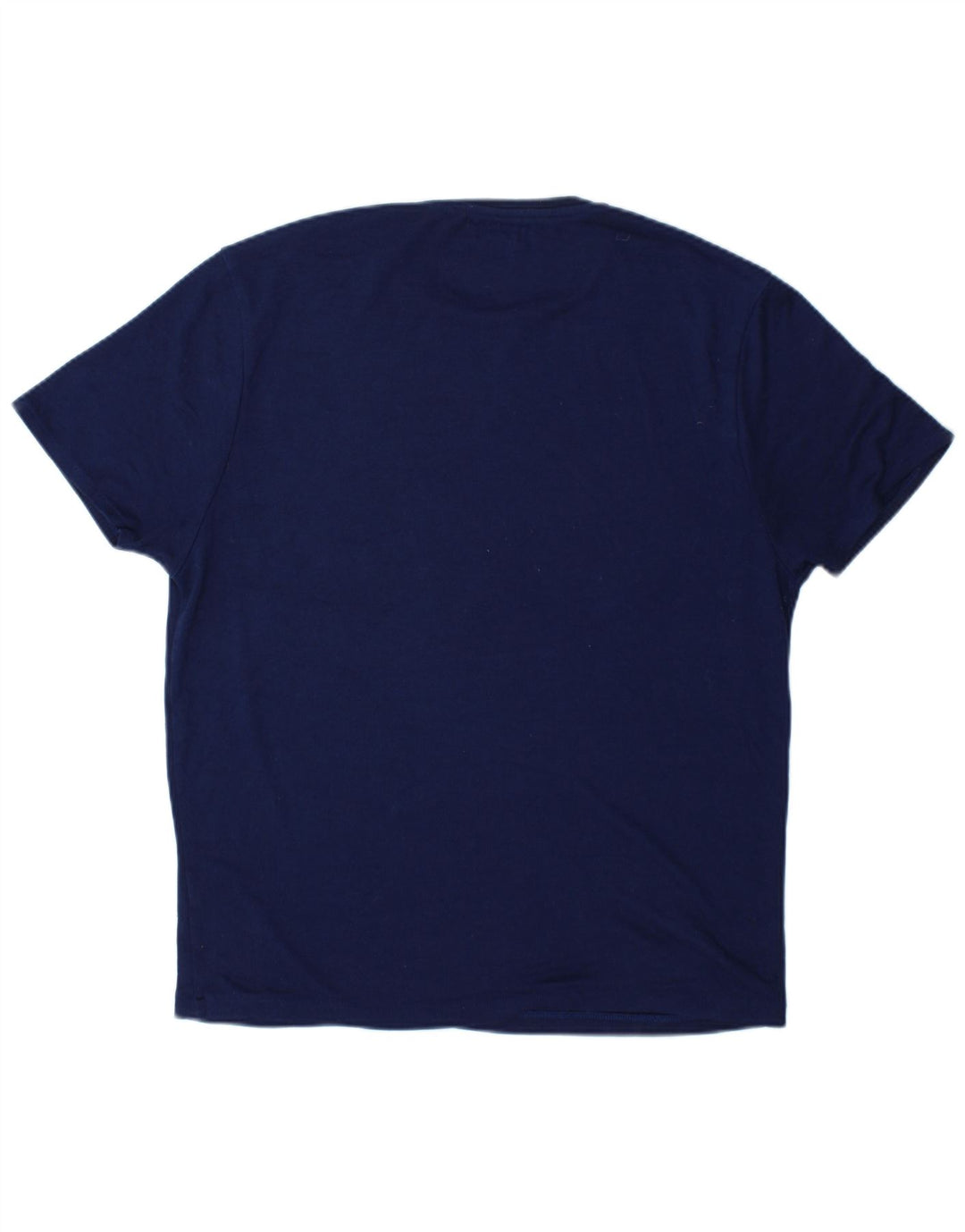 T-shirt da uomo Zara Top Large in poliestere blu navy