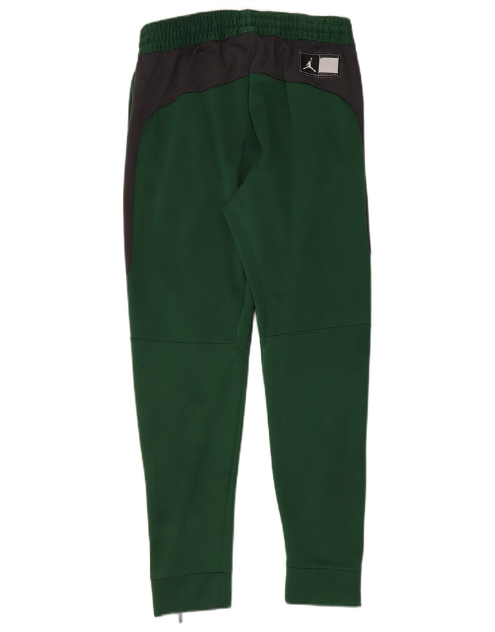 Pantaloni da tuta Jordan Dri Fit da uomo in poliestere color block verde medio