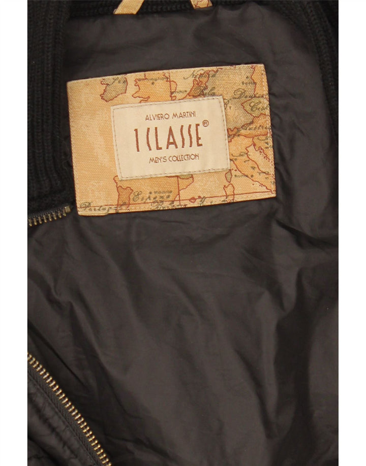 Giacca imbottita donna ALVIERO MARTINI IT 52 2XL Nylon colorblock nero
