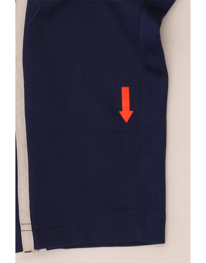 Pantaloni della tuta da ragazzo Adidas 11-12 anni in poliestere blu navy