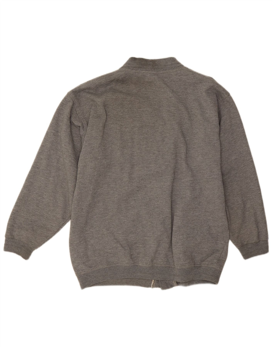 Maglione cardigan da uomo vintage in poliestere grigio medio