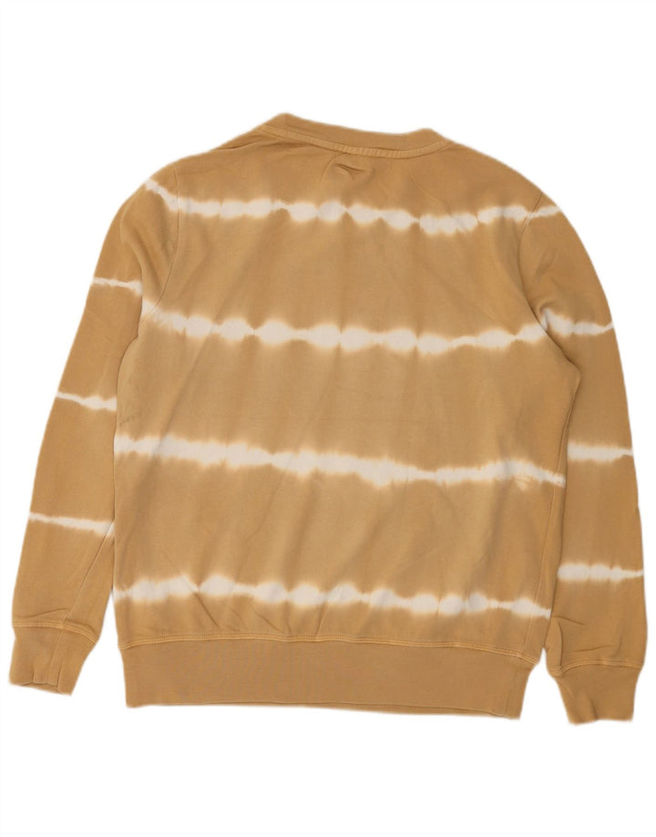 Felpa da donna Marks & Spencer UK 12 Cotone a righe beige medio