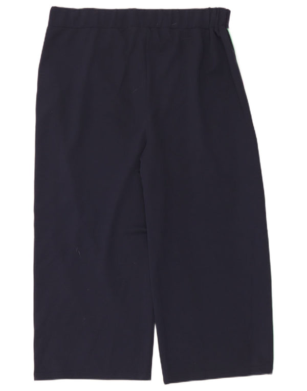 Pantaloni corti da donna M&Co UK 16 Large W36 L23 Blu navy Colorblock