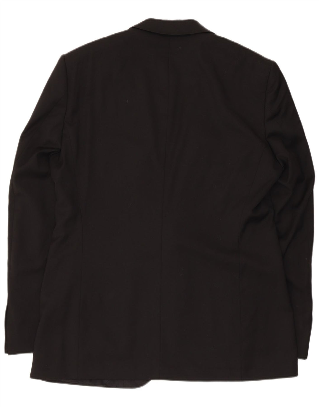 Giacca blazer da uomo a 1 bottone Hugo Boss UK 50 grande lana vergine nera