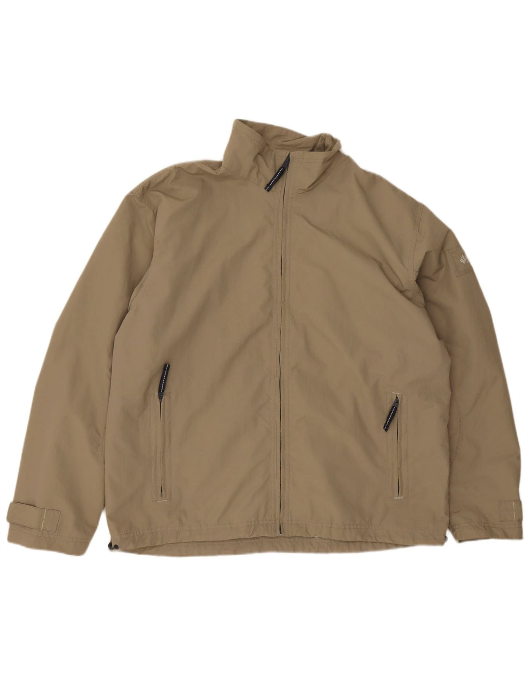 Giacca antipioggia da uomo Columbia UK 40 grande nylon kaki