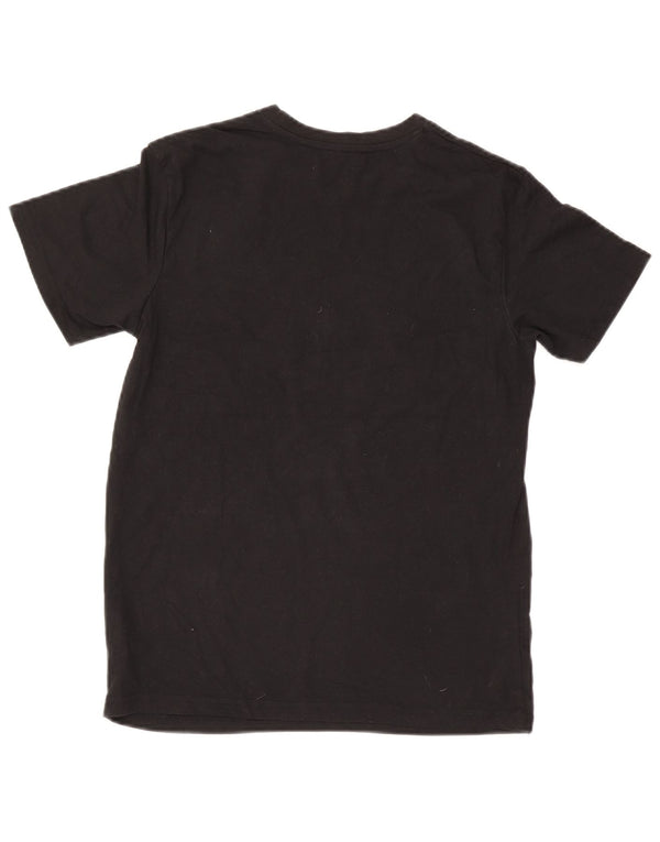 T-shirt grafica da uomo Jack & Jones Top piccola in cotone nero
