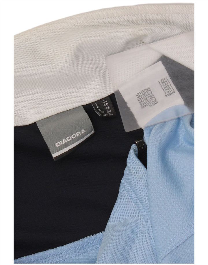Giacca da tuta da uomo Diadora UIK 38 Poliestere Colourblock Blu Medio