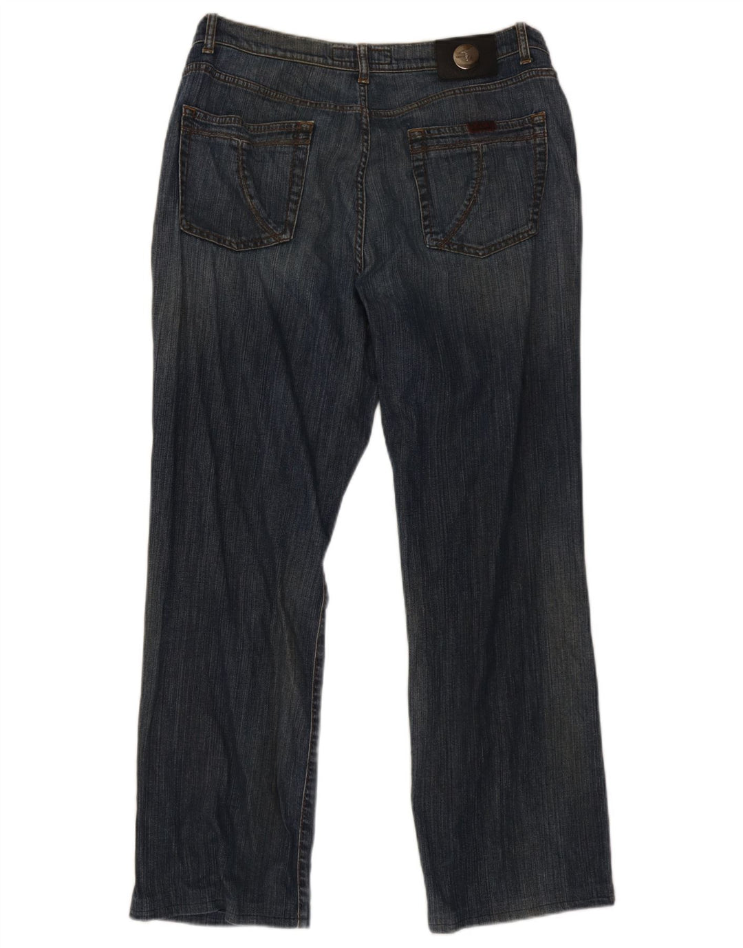 Jeans Straight Uomo Trussardi W36 L30 Blu Navy Cotone