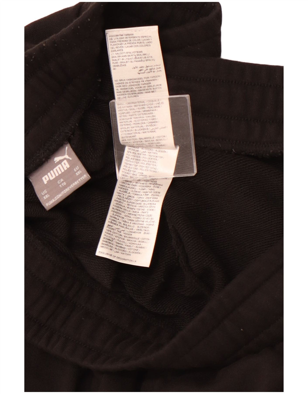 Pantaloncini sportivi da uomo PUMA 2XL cotone nero