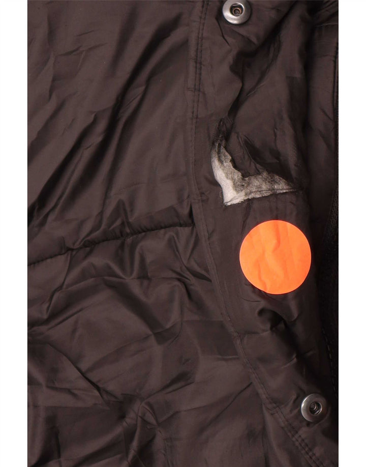 Gap Giacca imbottita oversize con cappuccio da donna UK 10 Small Poliestere nero