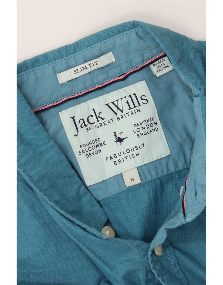 Camicia slim fit da uomo Jack Wills blu medio