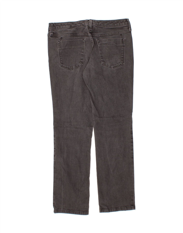 MOSSIMO Womens Stretch Mid Rise Straight Jeans US 6 Medium W28 L28 Grey Vintage Mossimo and Second-Hand Mossimo from Messina Hembry 
