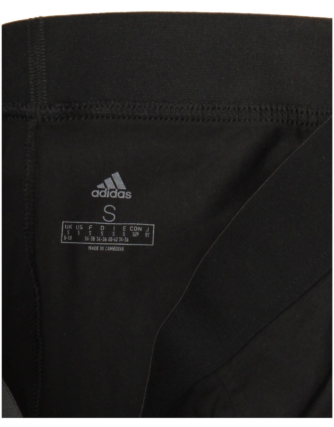 Leggings grafici da donna ADIDAS UK 8/10 Small Black Floral