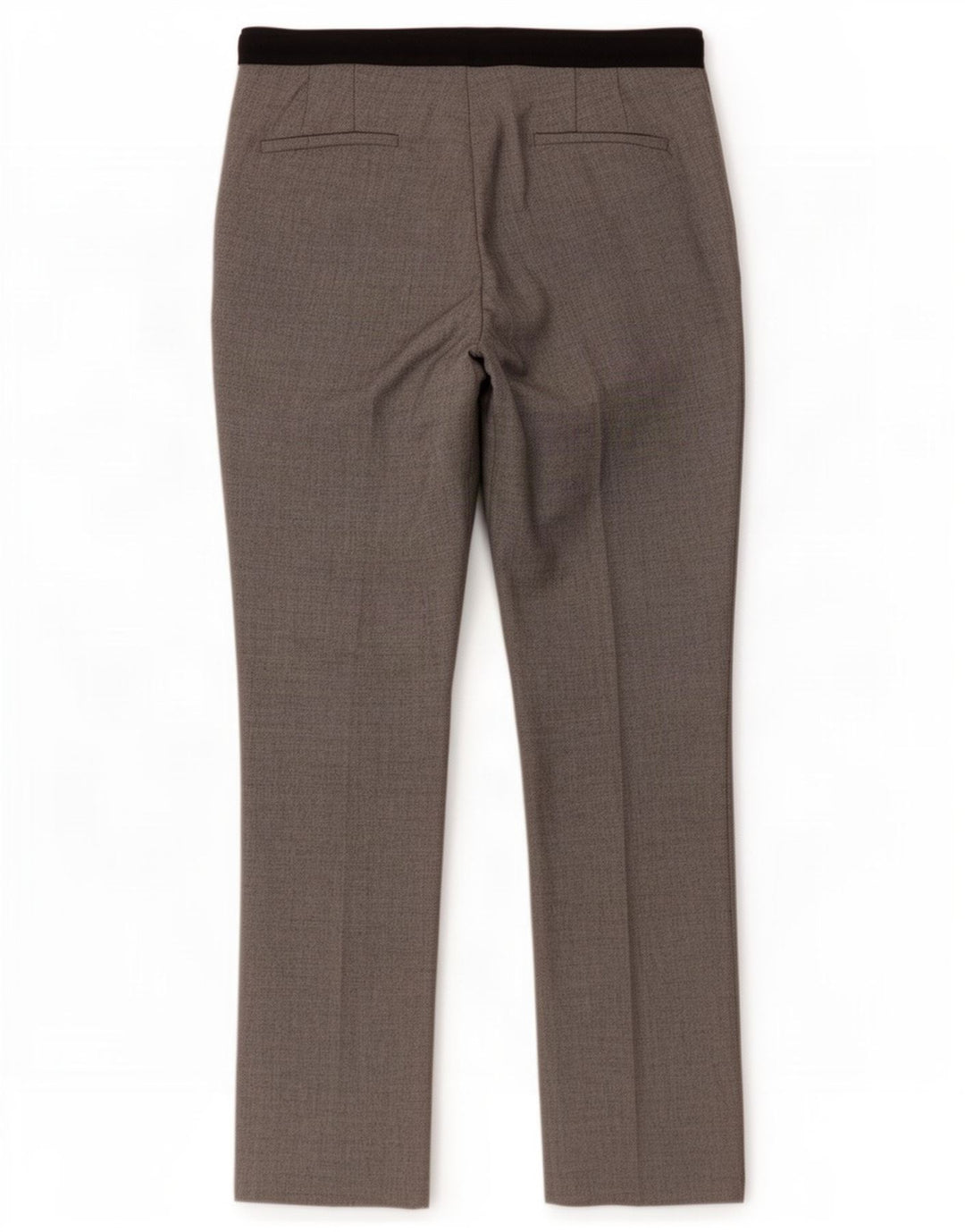 Pantaloni chino slim da donna Zara grandi W30 L27 poliestere color block grigio