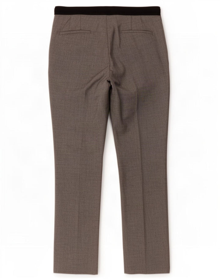 Pantaloni chino slim da donna Zara grandi W30 L27 poliestere color block grigio